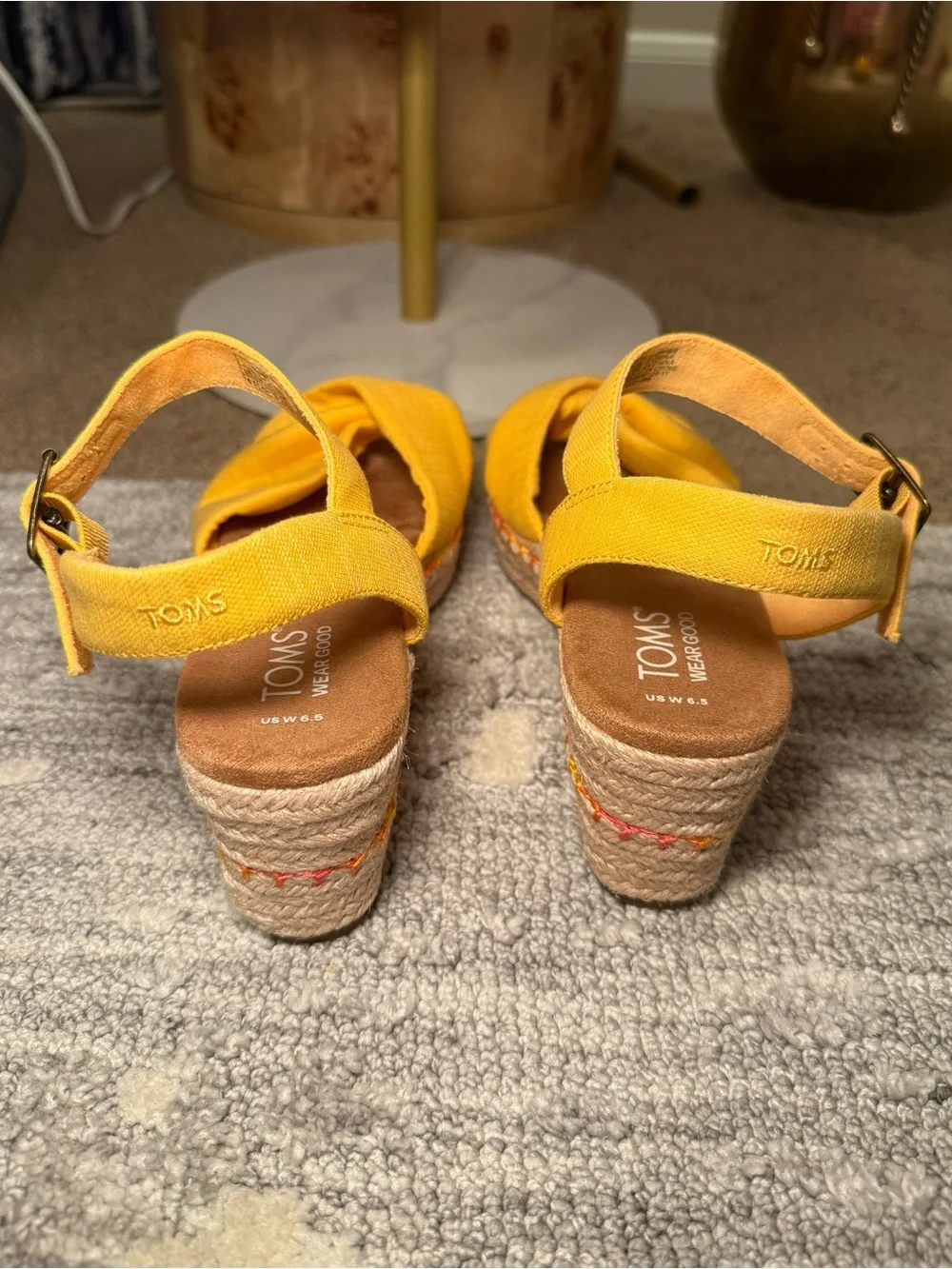 Toms comfortable yellow